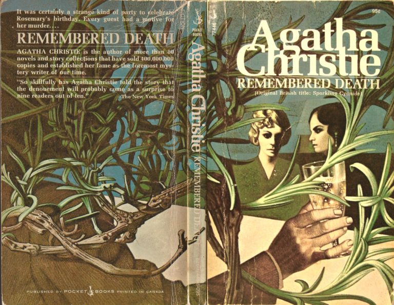 Agatha Christie Tom Adams Remembered Death Pocket sm