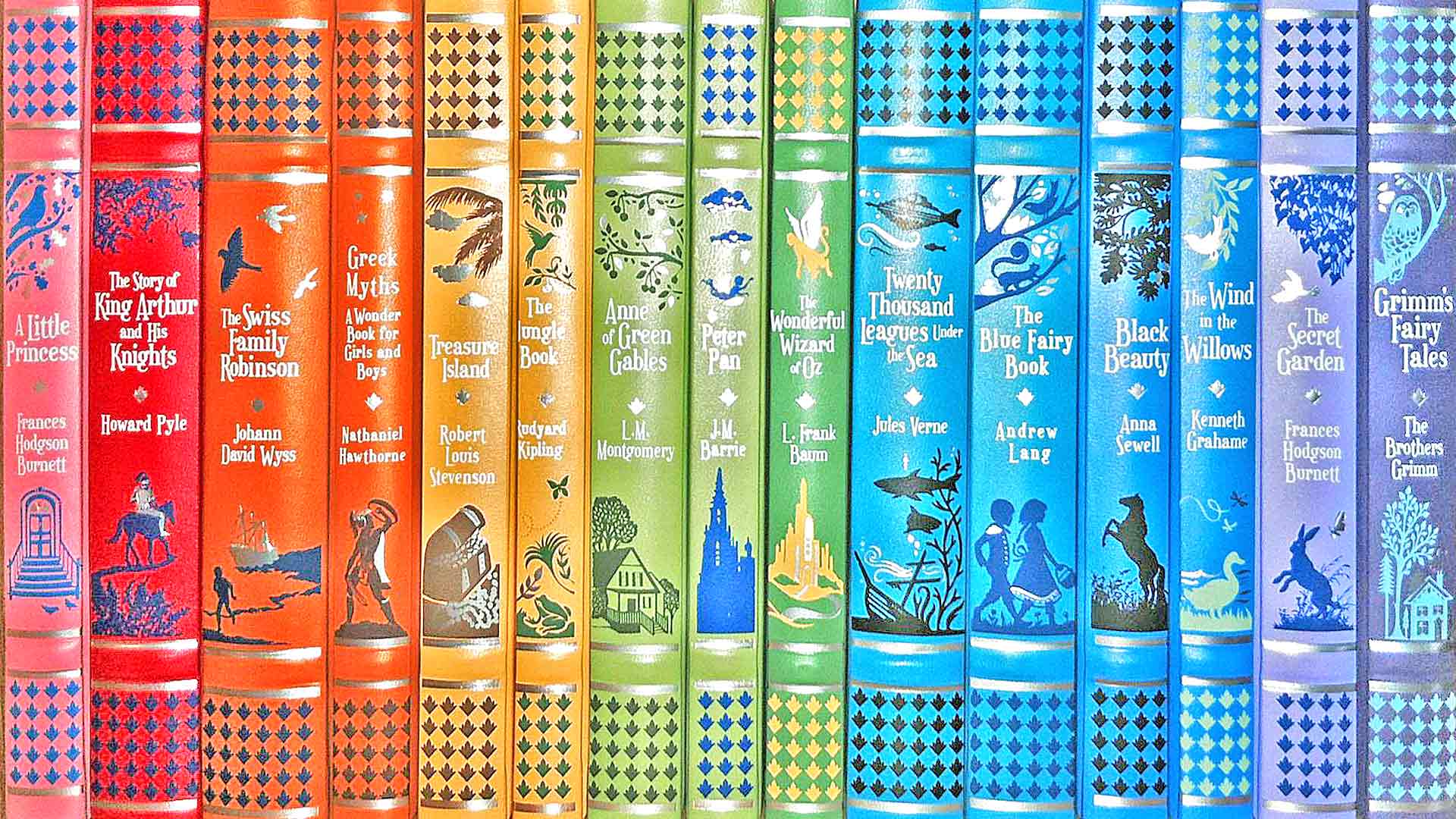 Barnes & Noble Leatherbound Children's Classics Rainbow Series