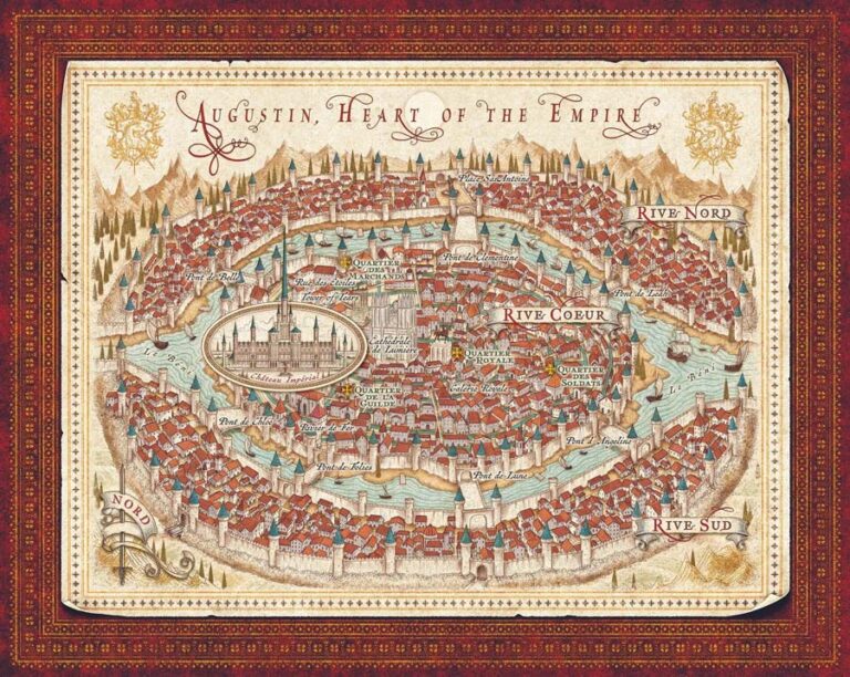 Empire of the Vampire - special editions roundup virginia allyn empire of the dawn jay kristoff augustin map
