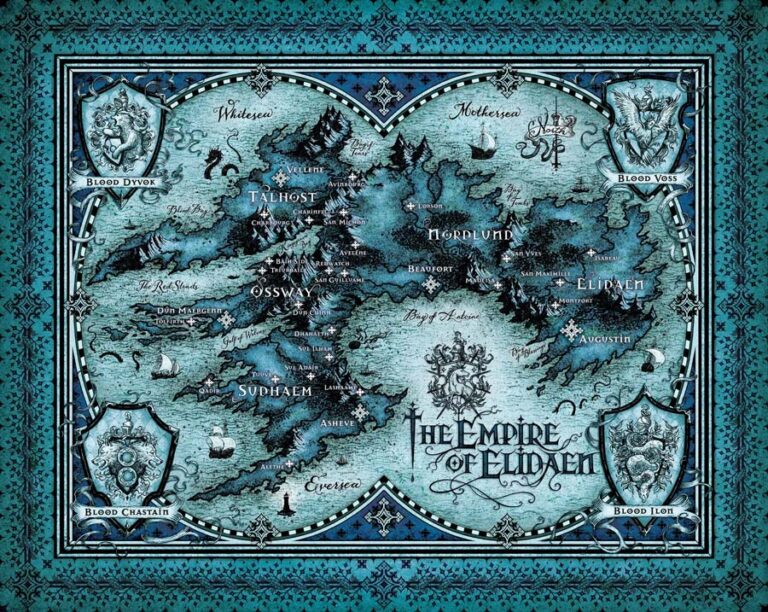 Empire of the Vampire - special editions roundup virginia allyn empire of the vampire jay kristoff elidaen map
