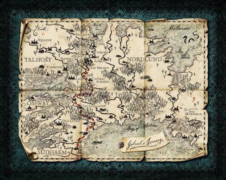 Empire of the Vampire - special editions roundup virginia allyn empire of the vampire jay kristoff journey map