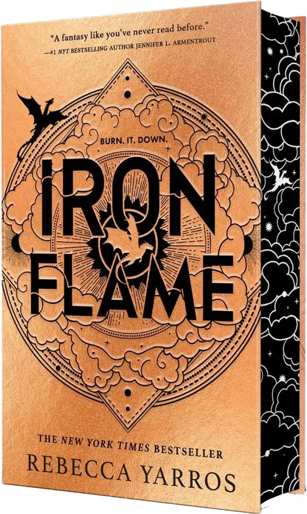 PREORDER Iron Flame Rebecca Yarros Sprayed Stencilled Edge Special