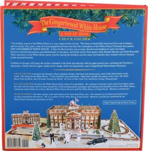 gingerbread white house popup back cover