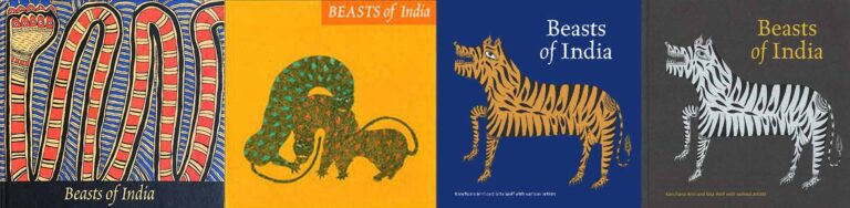 tara books 4 beasts of india covers