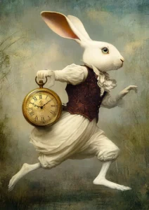 imaginarium alice running white rabbit