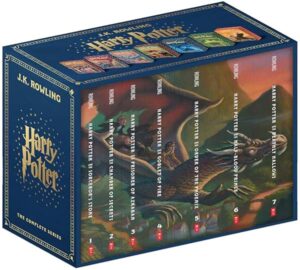 rowling harry potter boxed set spines SEPB25