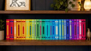 Classic Fiction penguin drop caps shelf hestia header