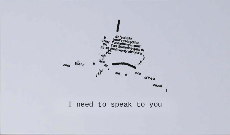 The Raw Shark Texts ARG: Alternate Reality Game I need to speak with you business card
