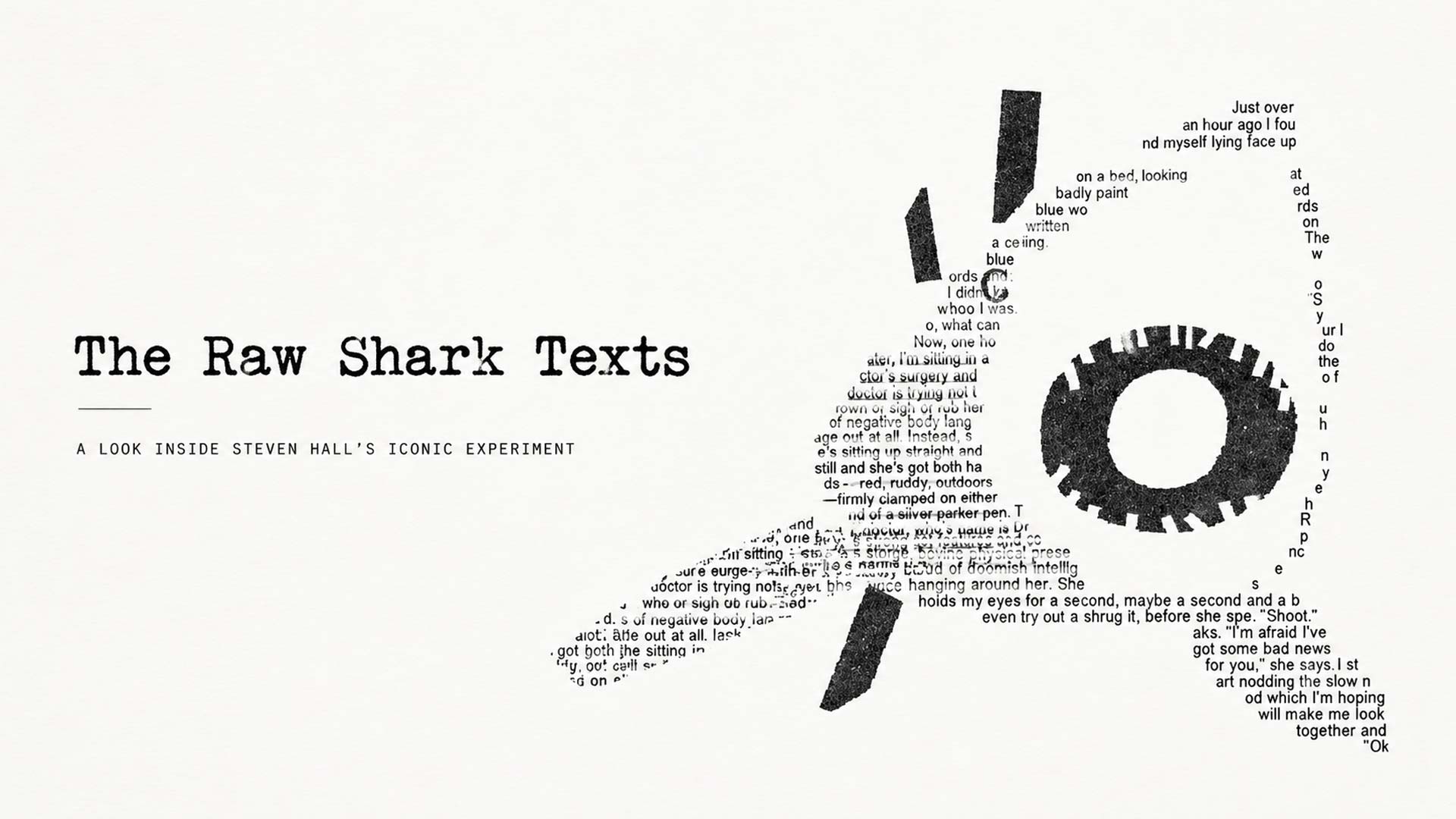 The Raw Shark Texts ARG: Alternate Reality Game Raw Shark Texts hidden trails header image