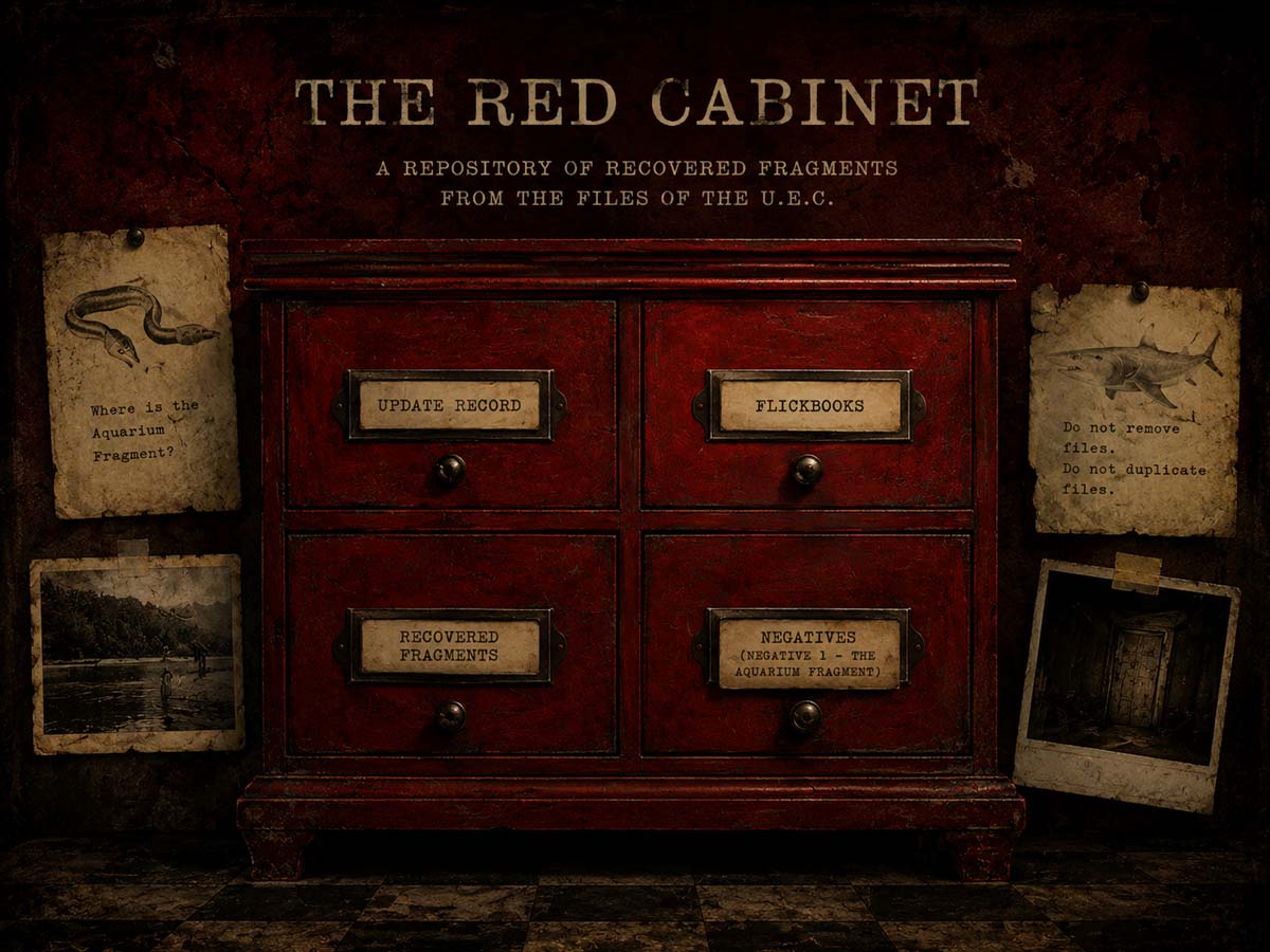 The Raw Shark Texts ARG: Alternate Reality Game Artistic interpretation of The Red Cabinet